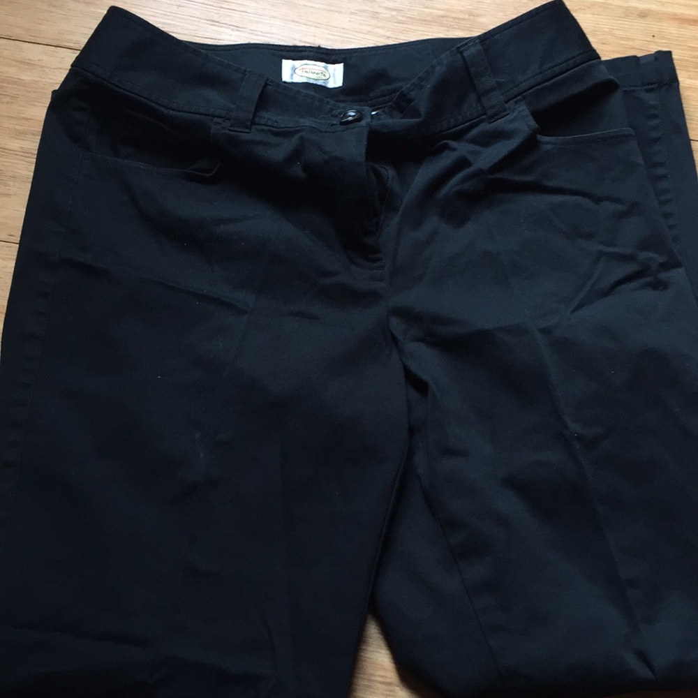 Talbots Black stretch pants size 10